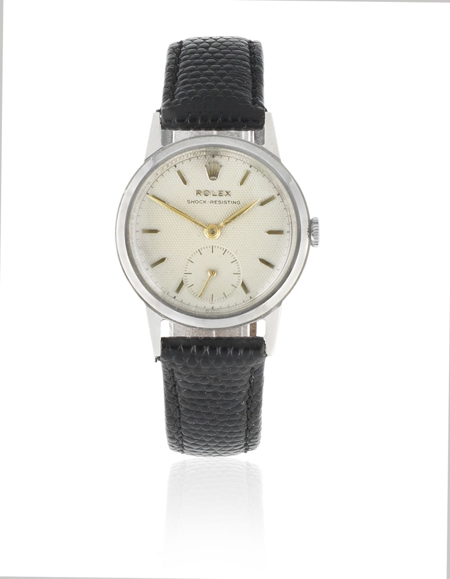 Rolex. A mid-size stainless steel manual wind wristwatch Ref: 3322, Circa 1950