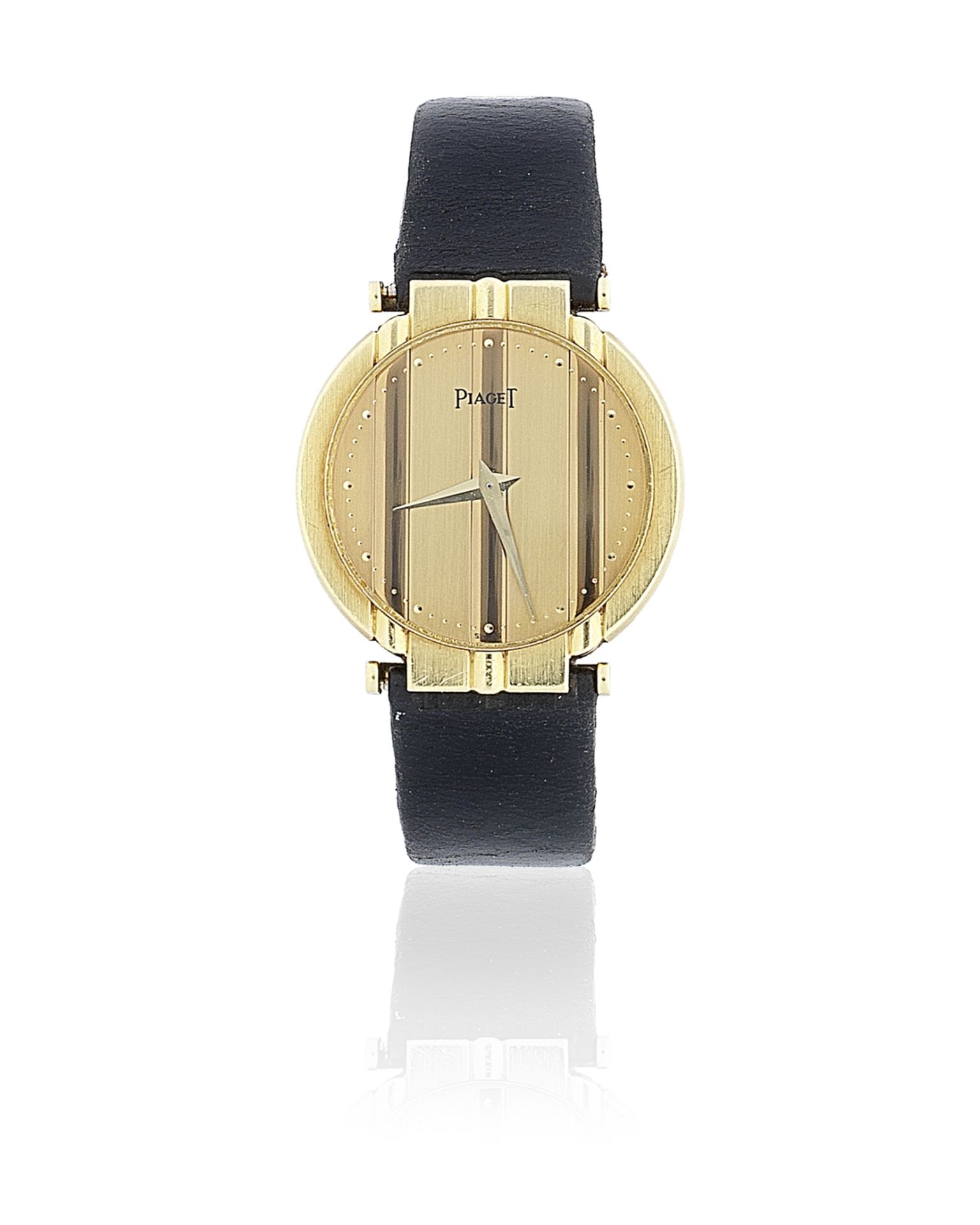 Piaget. An 18K gold quartz wristwatch Polo, Ref: 7273, Circa 1990