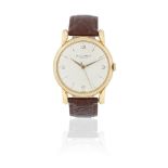 International Watch Company. An 18K rose gold manual wind wristwatch Circa 1952