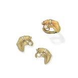 CARRERA Y CARRERA: diamond earring and ring suite