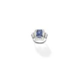 Sapphire and diamond ring