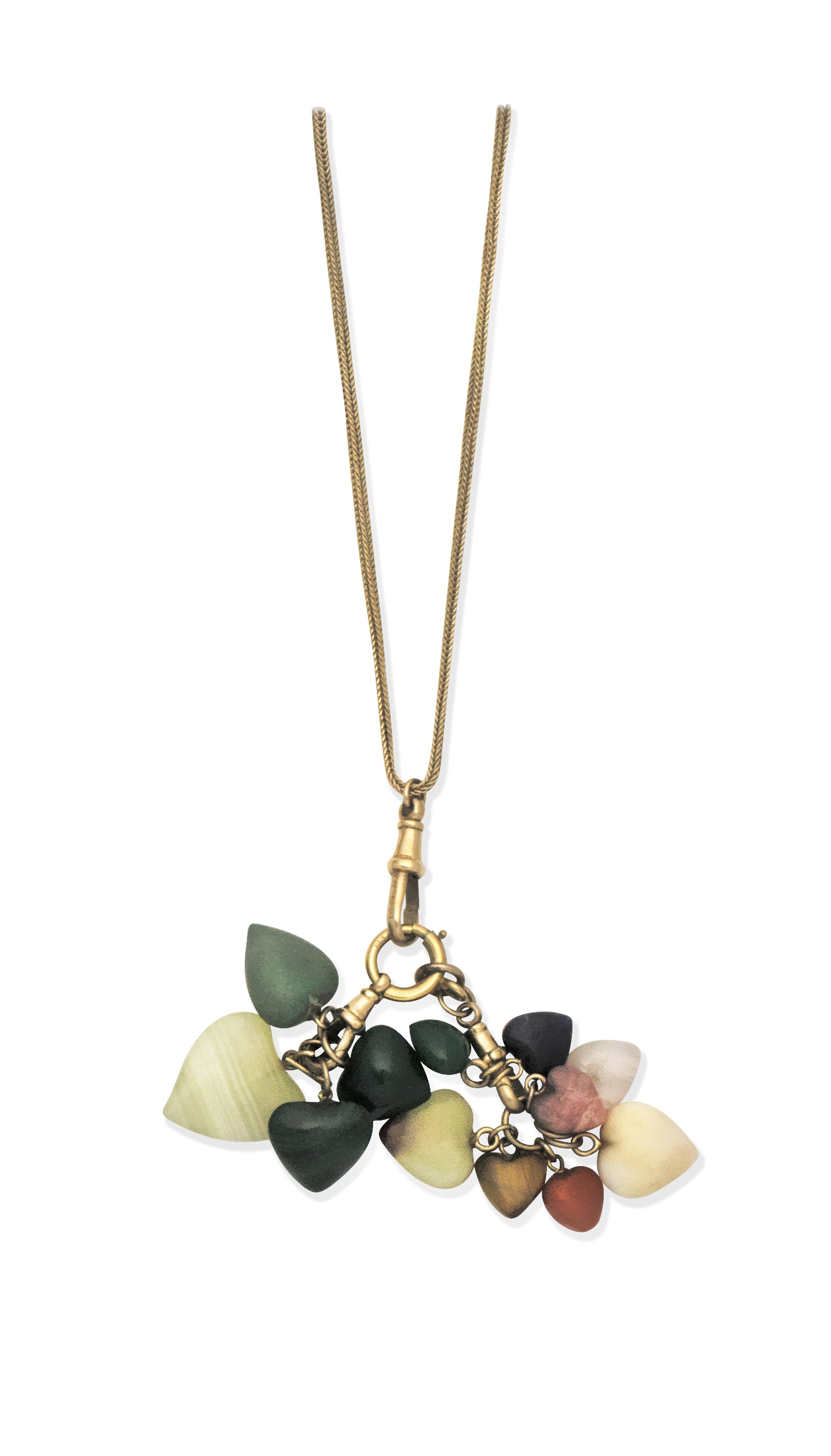Gem-set pendant and necklace
