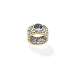 Buccellati: Sapphire and diamond ring