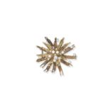 Diamond brooch, circa 1970