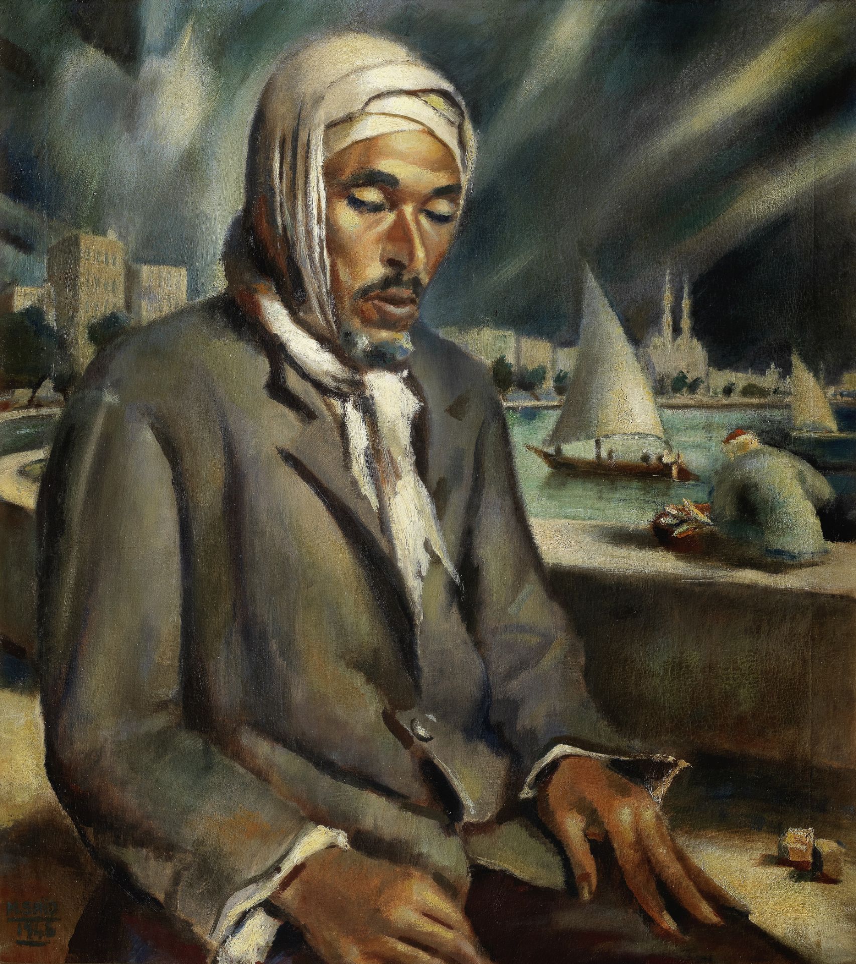 Mahmoud Said (Egypt, 1897-1964) Le Chômeur (The Vagabond)