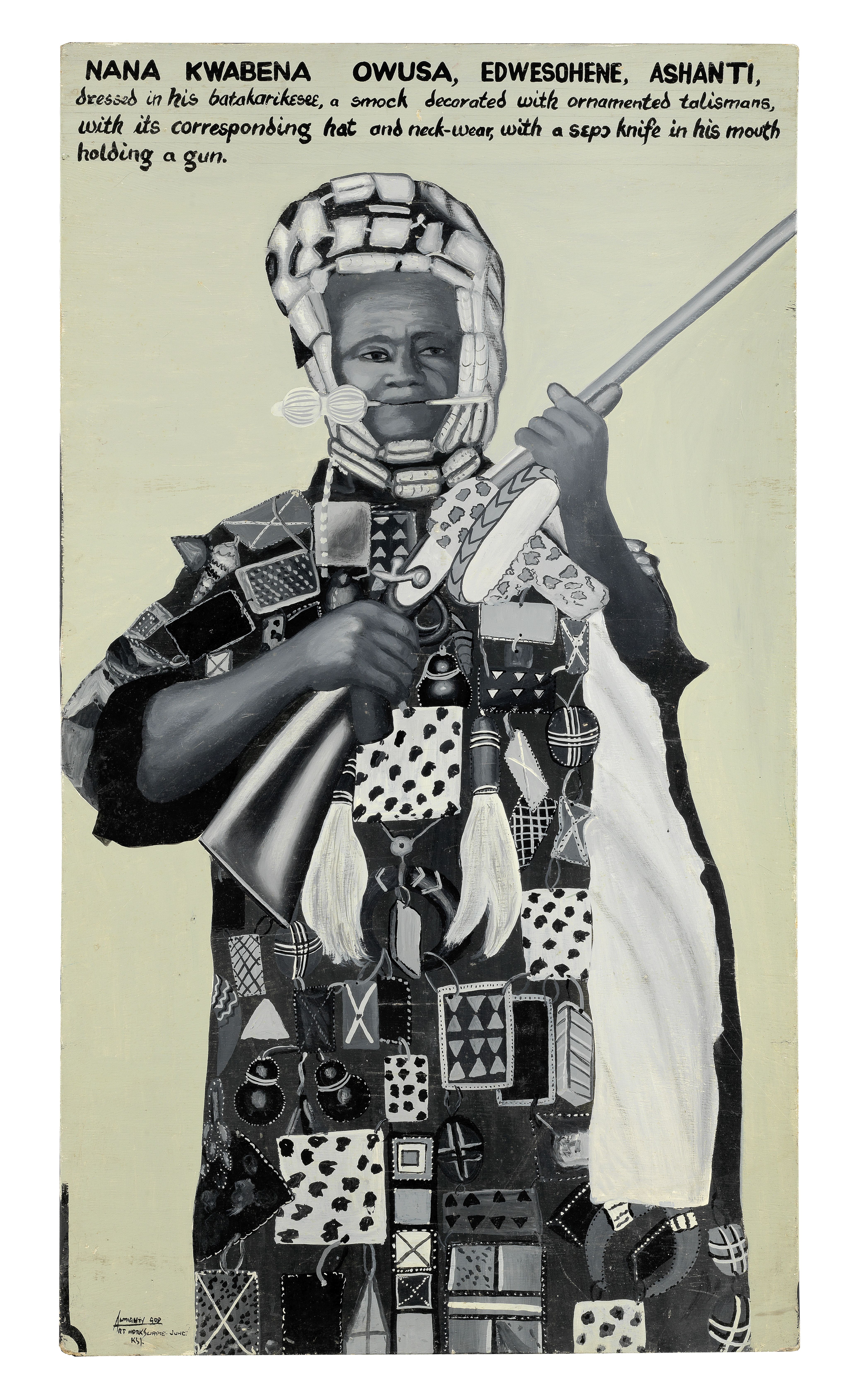 Kwame Akoto 'Almighty God' (Ghanaian, born 1950) 'Nana Kwabena Owusu' (1992)