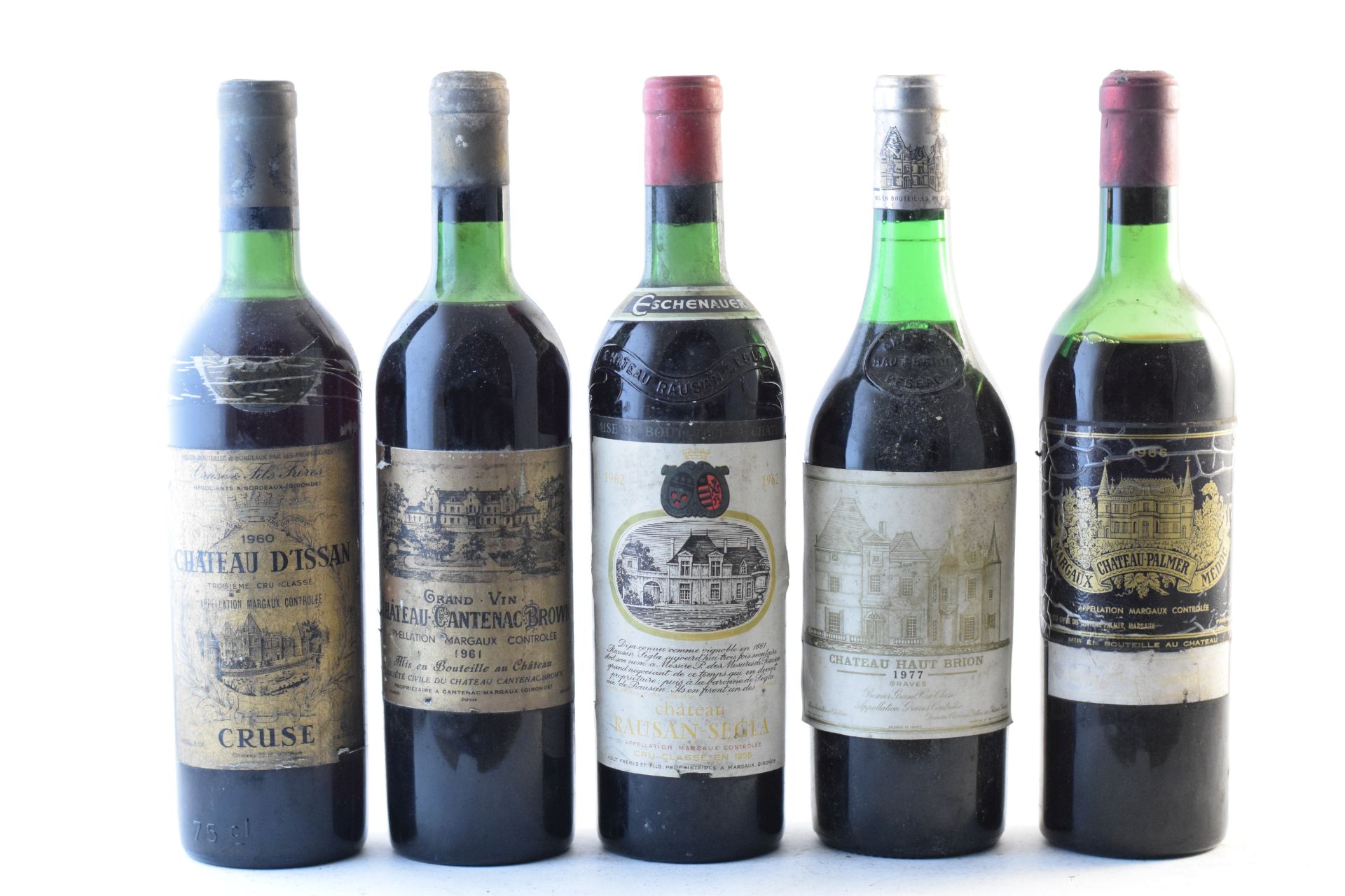 Château d'Issan 1960, Margaux 3me Cru Classé (1) Château Cantenac Brown 1961, Margaux 3me Cru Cla...