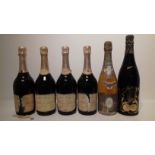 Taittinger Artist Collection, Arman 1981 (1) Louis Roederer Cristal 1986 (1) Billecart-Salmon Ros...