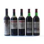 Château Mouton Rothschild 1955, Pauillac 1er Grand Cru Classé (1) Château Calon Ségur 1961, St Es...