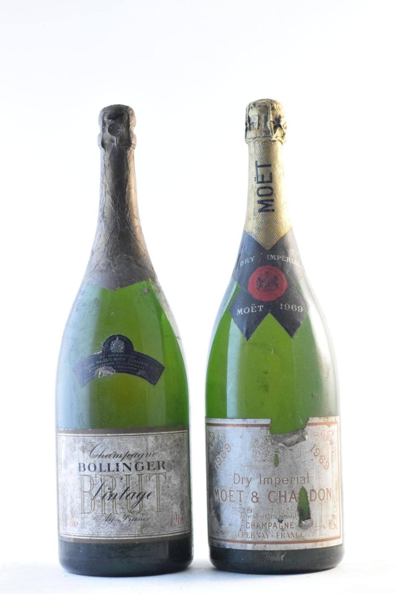 Bollinger 1966 (1 magnum) Moët & Chandon 1969 (1 magnum)