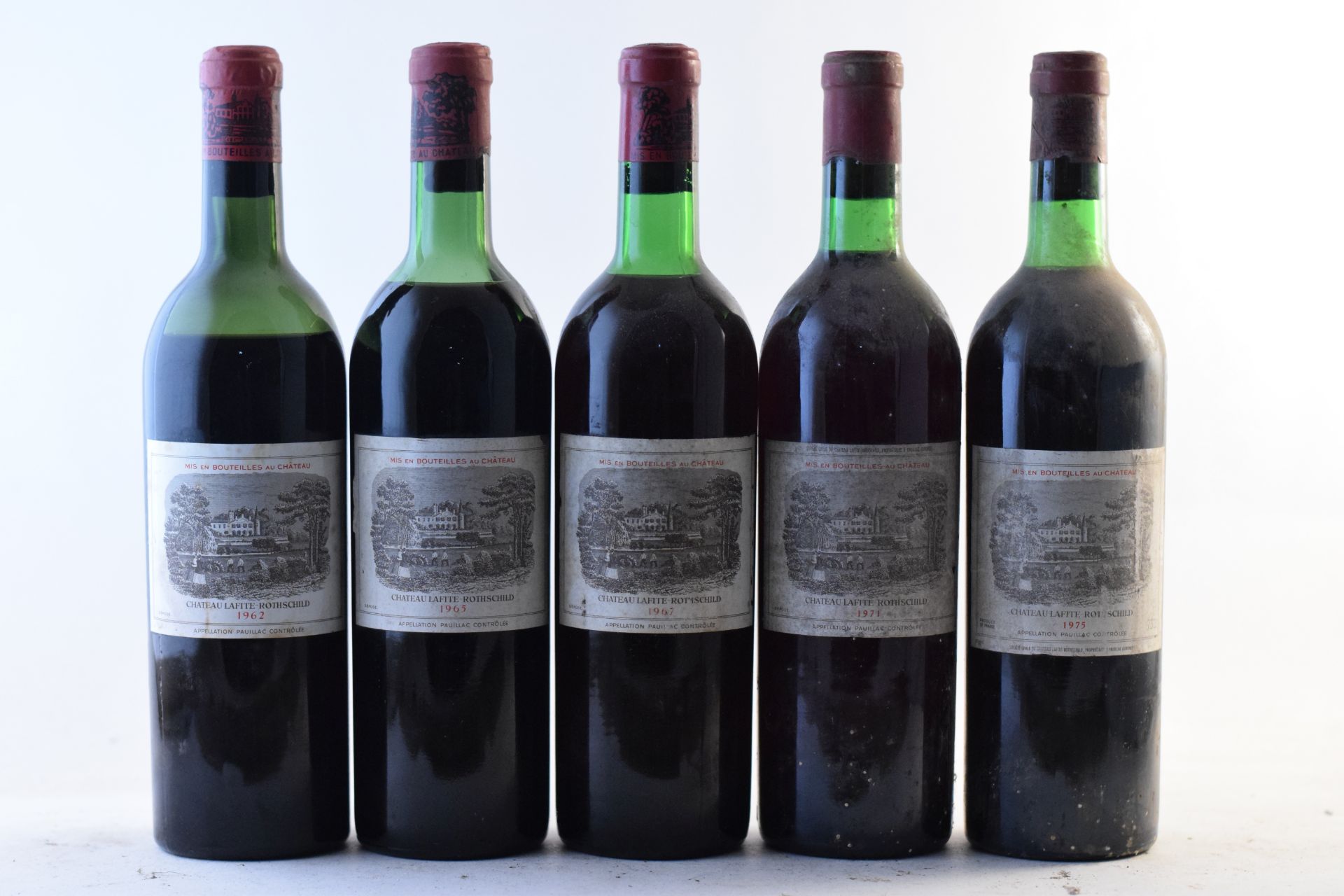 Château Lafite Rothschild 1962 (1) Château Lafite Rothschild 1965 (1) Château Lafite Rothschild 1...