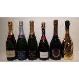 Piper-Heidsieck 2008 & NV (3) Gala, Gold Brut 2010, Jean-Charles Boisset Collection (1) Victoire,...