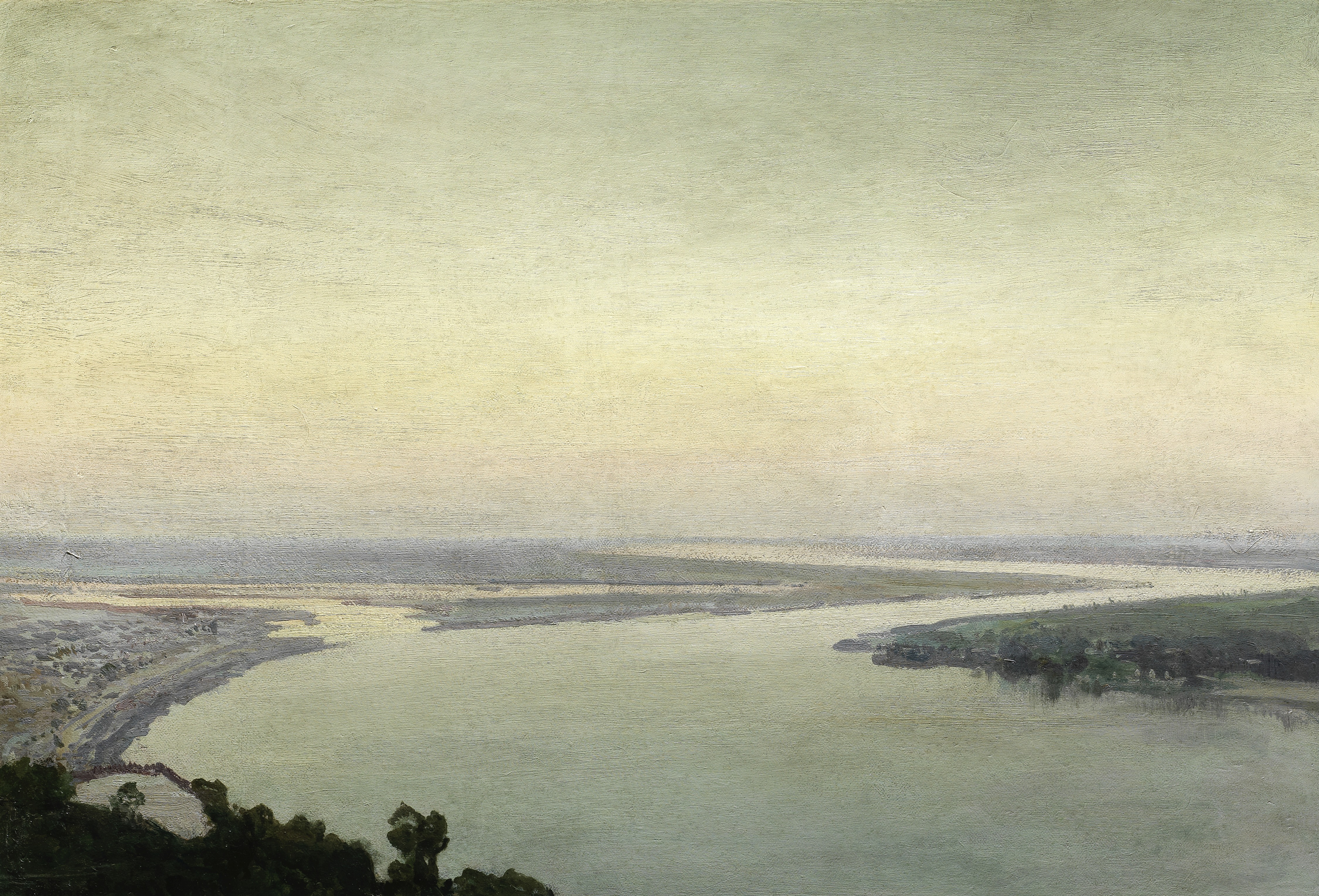 Iwan Trusz (Ukrainian, 1869-1941) View over the Dnieper