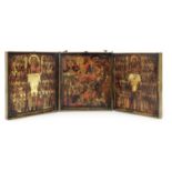 Triptych Russia, second part of 19th century