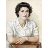 Zinaida Evgenievna Serebriakova (Russian, 1884-1967) Portrait of a woman