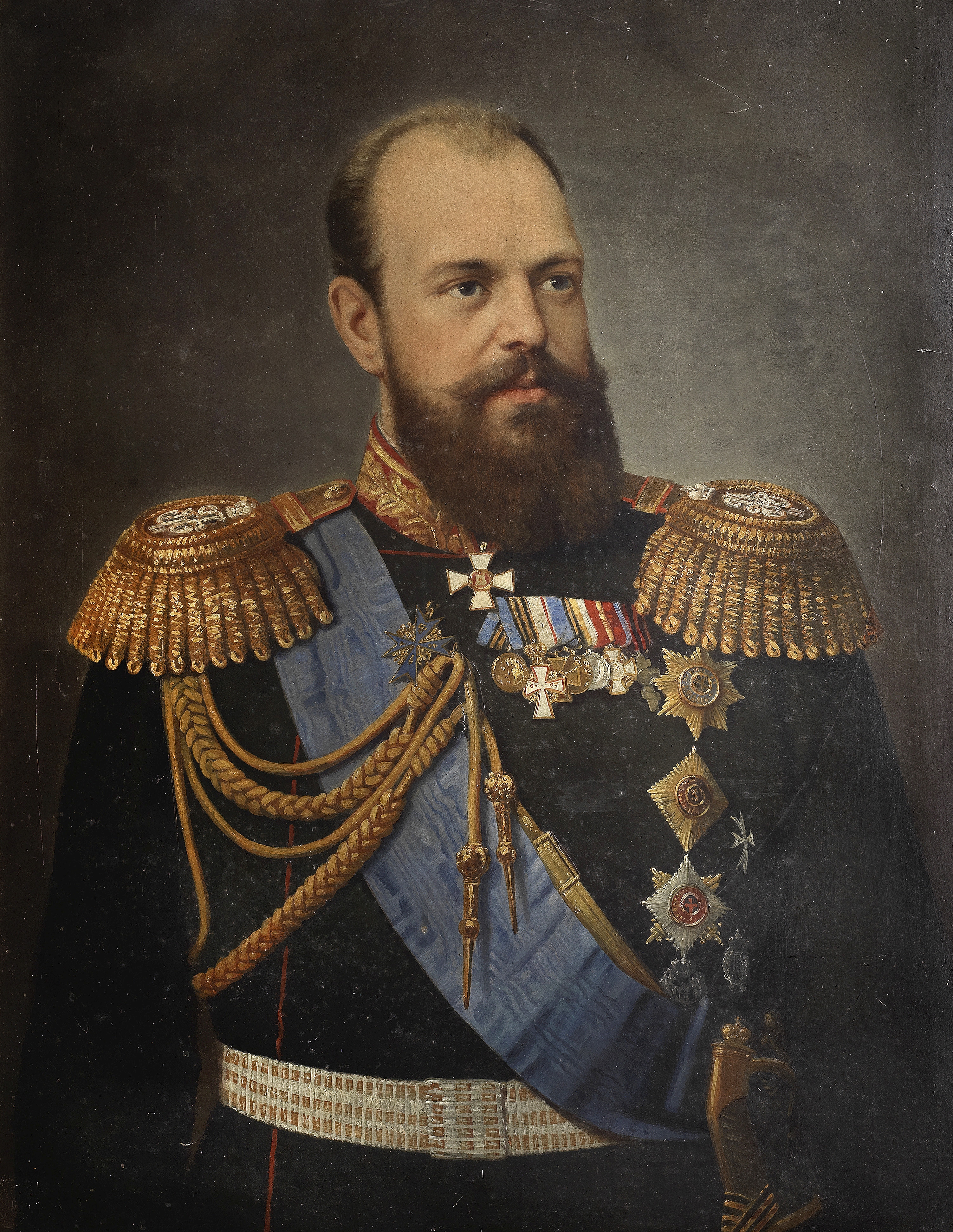 Russian School Portrait of Alexander III