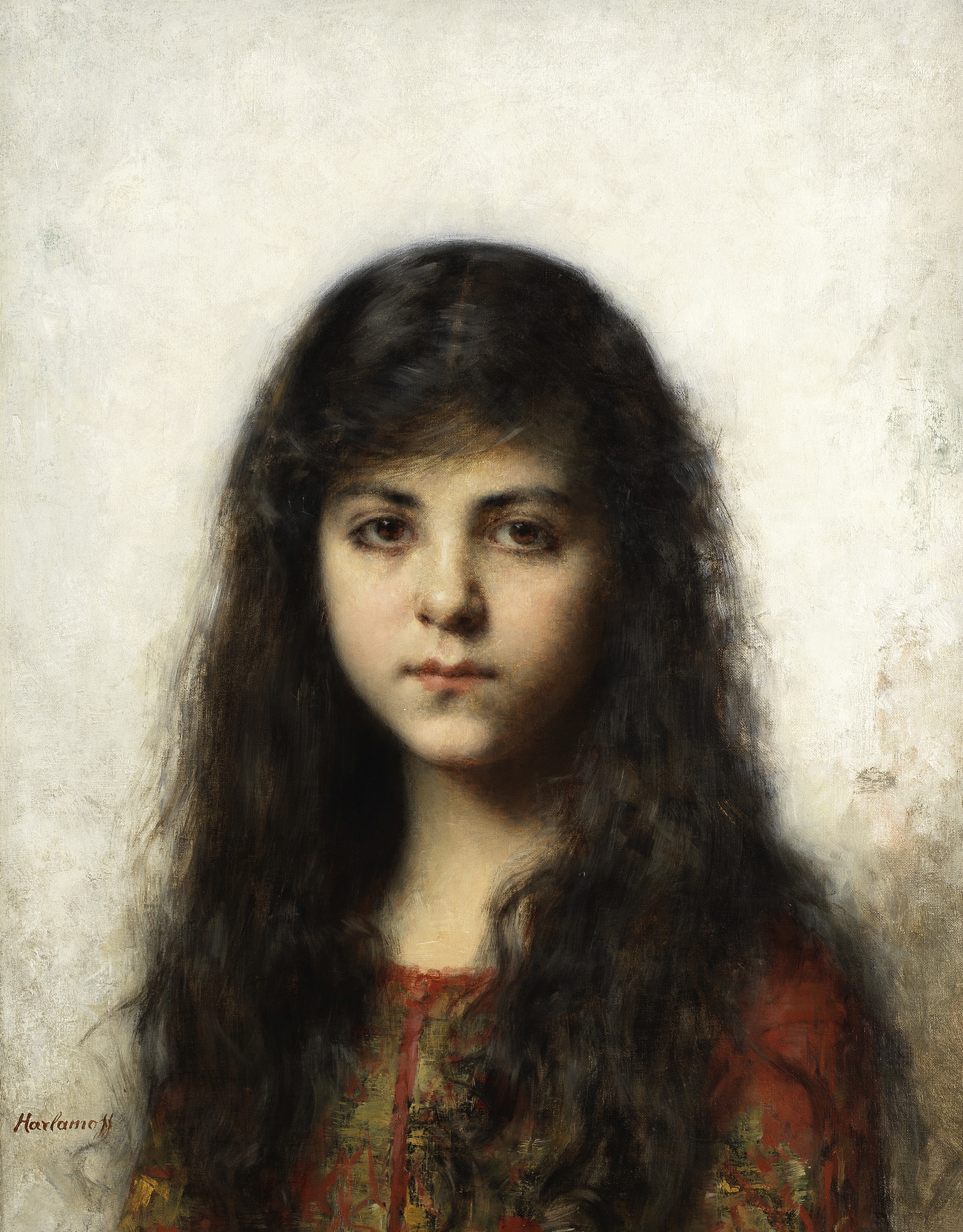 Alexei Alexeevich Harlamoff (Russian, 1840-1925) Contemplation