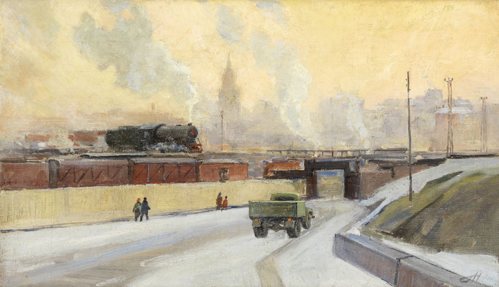 Georgiy Grigorievich Nissky (Russian, 1903-1957) Moskva-Tovarnaya