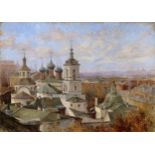 Nikolay Vasilievich Dosekin (1863-1935) View of The Chrysostom Monastery in Moscow unframed