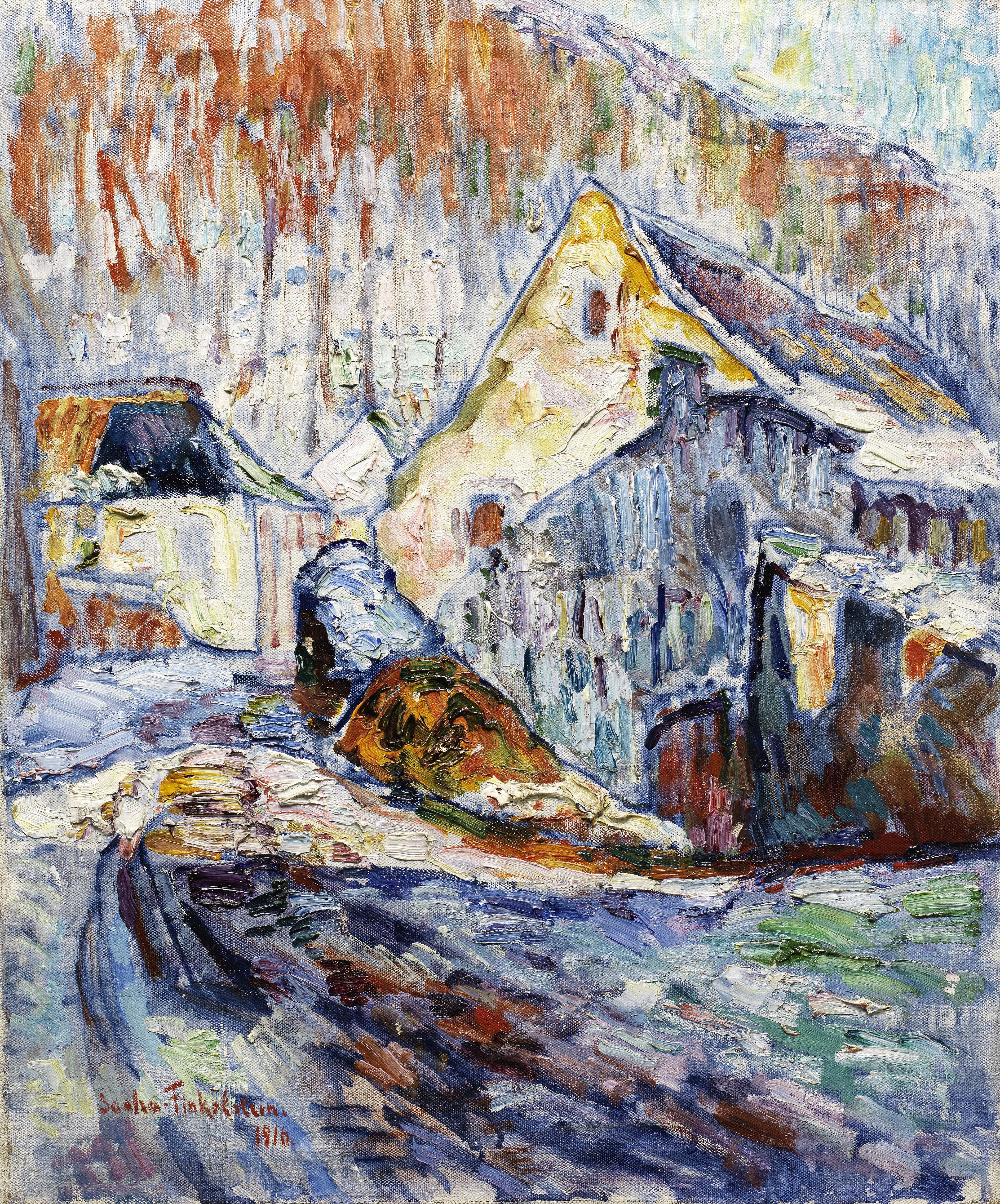 Sacha Finkelstein (Russian, 1878-1919) Winter Impression