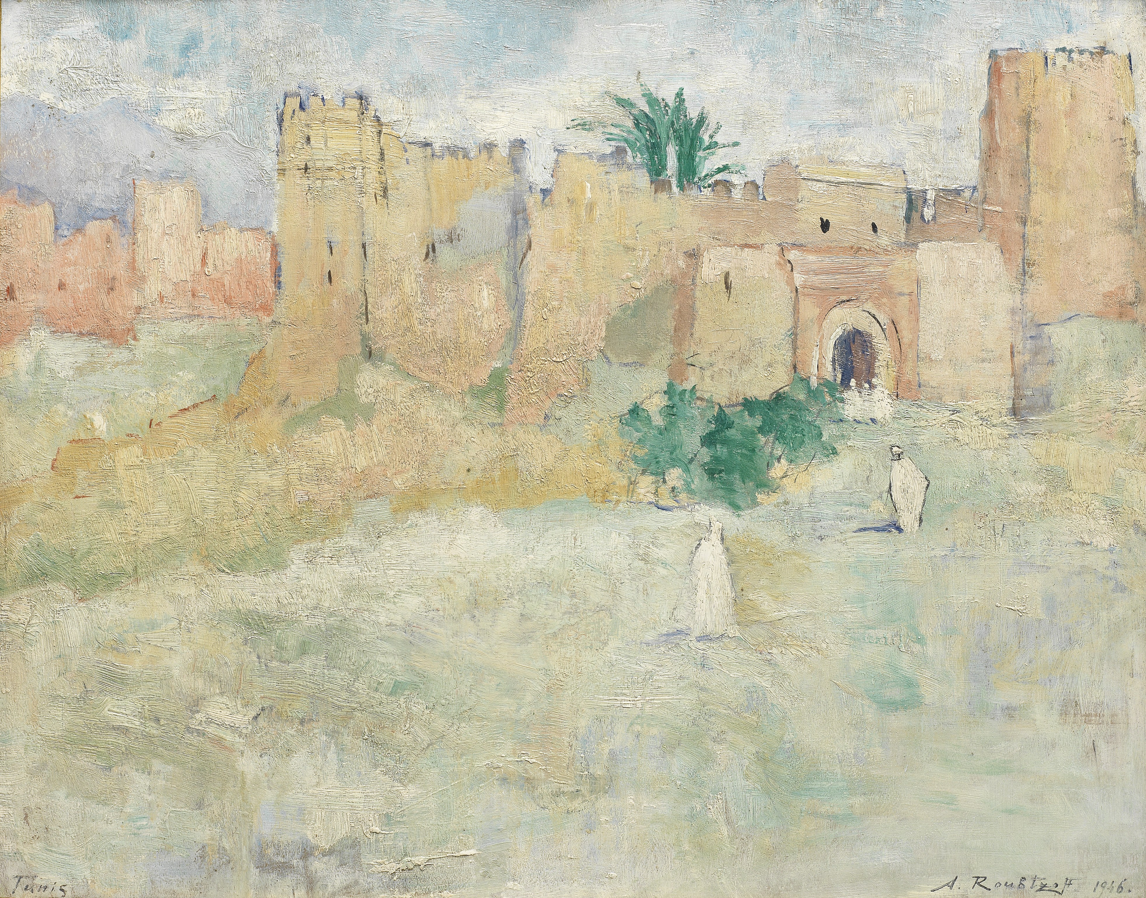 Alexandre Roubtzoff (Russian, 1884-1949) Tunis