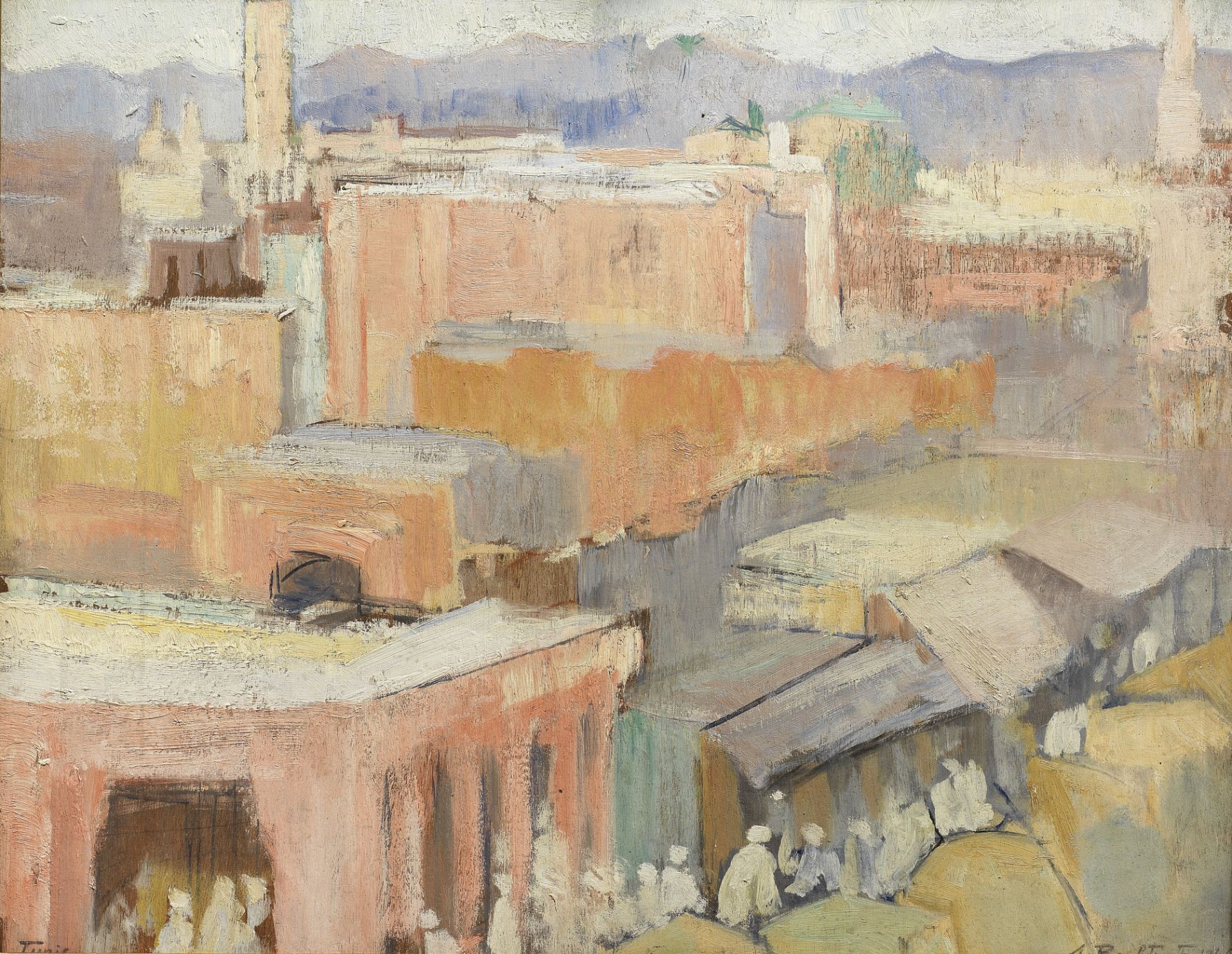 Alexandre Roubtzoff (Russian, 1884-1949) Tunis