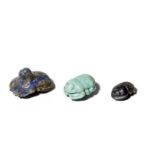 Three Egyptian scarabs 3