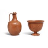 An Arretine Ware bowl and a Roman Red-Slip Ware jug 2