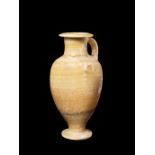 A Hellenistic banded alabaster hydria
