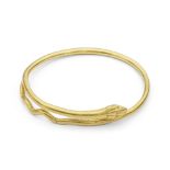 A Roman gold snake bracelet