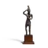 A Canaanite bronze figure of a deity