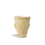 A Cycladic marble beaker