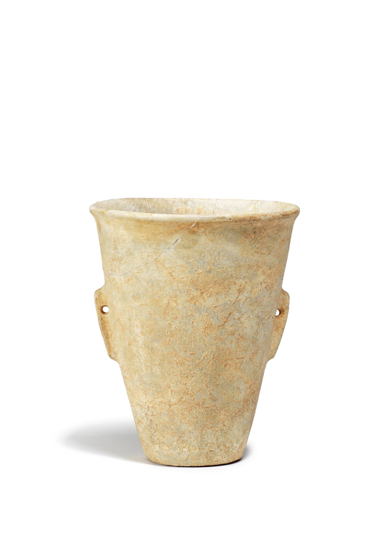 A Cycladic marble beaker