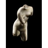 A Roman marble torso of Venus