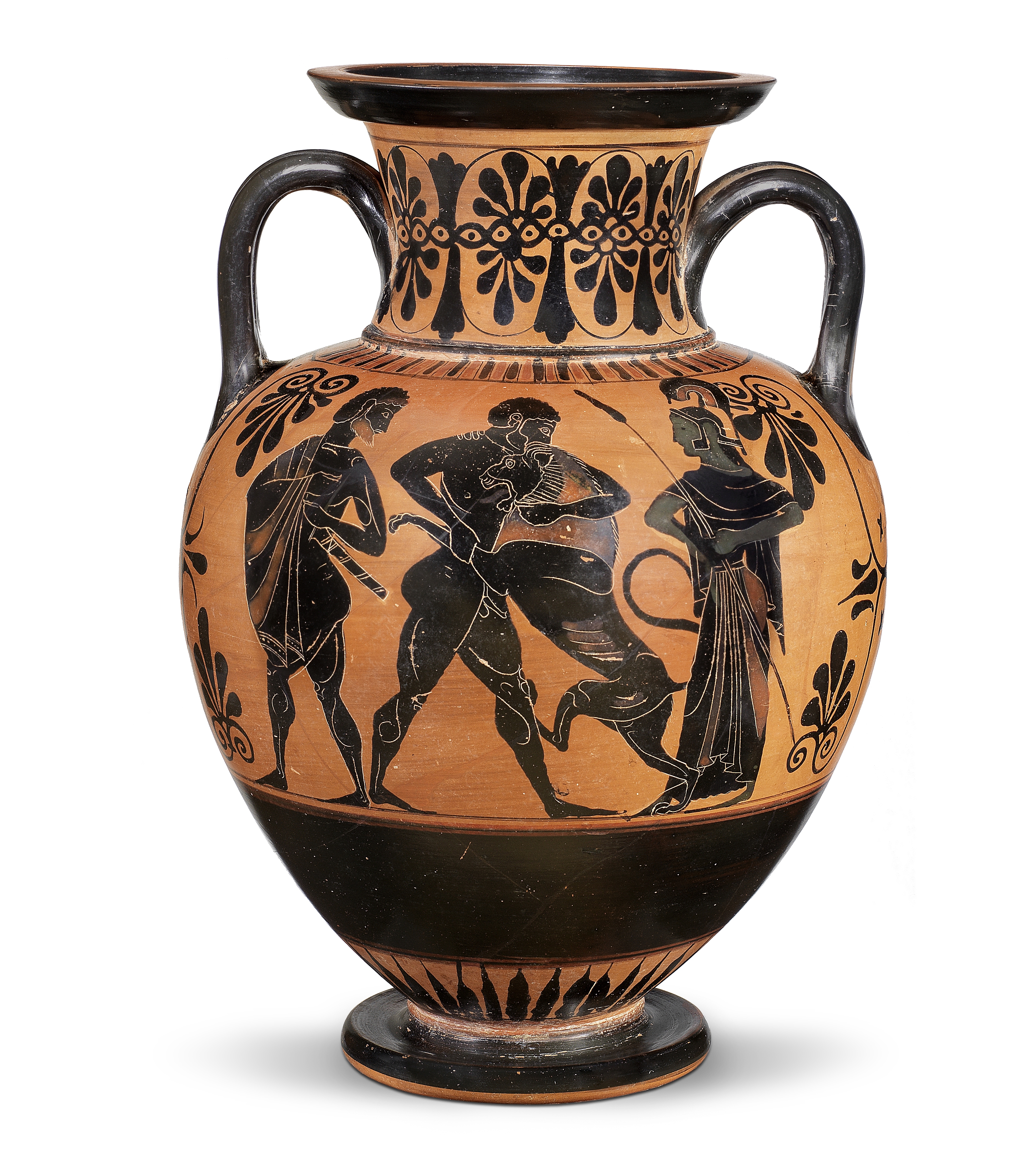 An Attic black-figure neck amphora