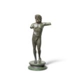 A Roman bronze figure of Jupiter