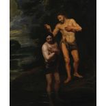 Attributed to Michael Sweerts (Brussels 1618-1664 Goa) The Baptism of Christ