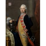 Attributed to Joachim Rupalley (Bayeux 1713-1780) Portrait of the Chevalier Michel de Baudre