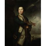 Sir Joshua Reynolds (Plympton 1723-1792 Richmond), and Studio Portrait of Sir John Lockhart-Ross,...