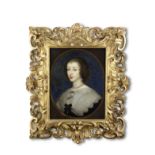 After Sir Anthony van Dyck, 17th Century Portrait of Charles I; and Portrait of Henrietta Maria, ...