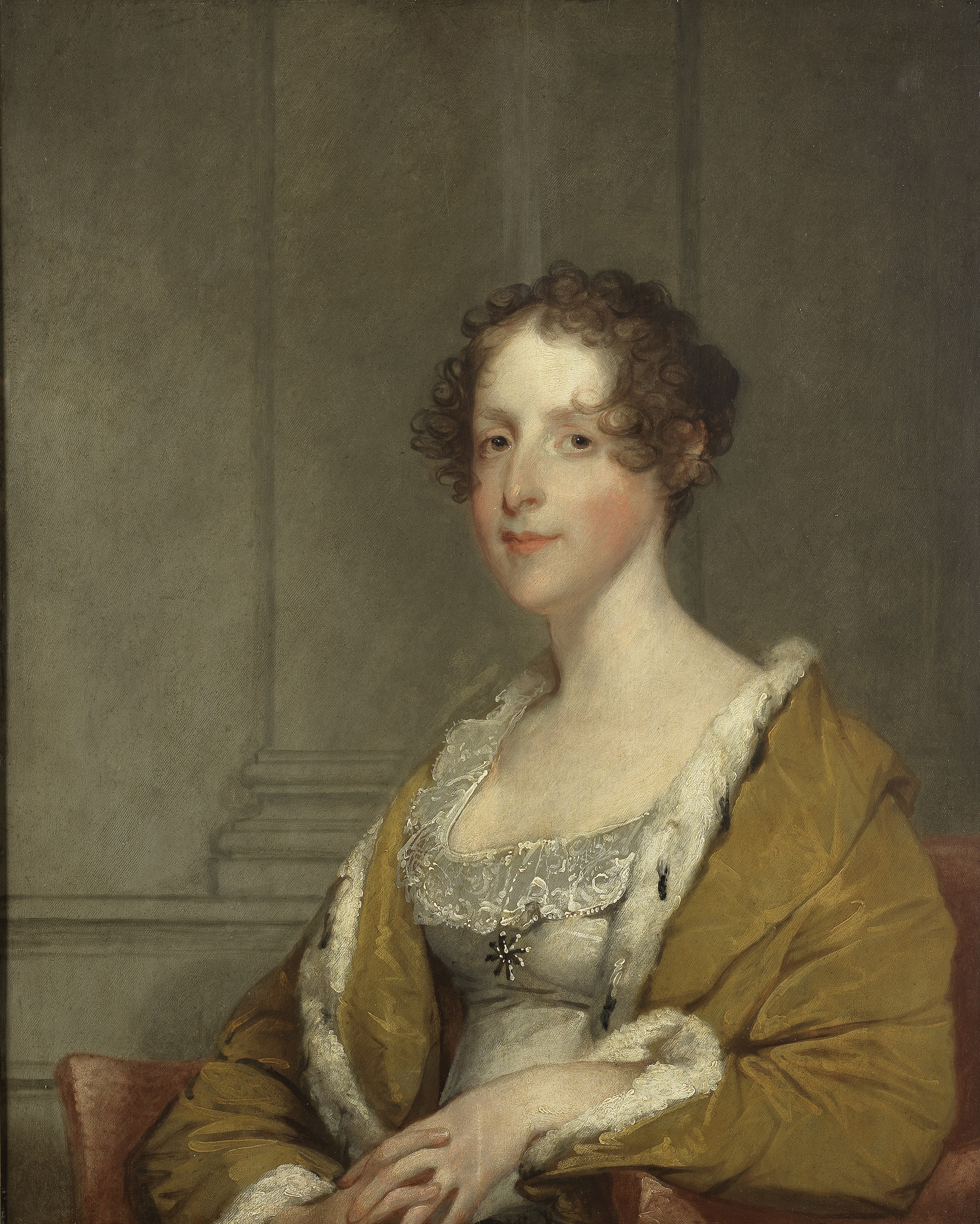 Gilbert Stuart (Saunderstown 1755-1828 Boston) Portrait of Mrs Hammond Dorsey, seated three-quart...