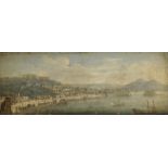 Tommaso Ruiz (active Naples mid 18th Century) Naples, looking towards the Castel dell'Ovo with Ve...