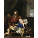 Studio of Charles Lebrun (Paris 1619-1690) The Holy Family unframed