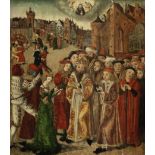 German School, 16th Century The Martyrdom of Saint Catherine of Alexandria: Catherine counters th...