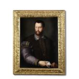 Attributed to Alessandro di Cristofano Allori (Florence 1535-1607) Portrait of Cosimo I de Medici...
