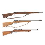 Three continental .22(L.R.) rifles (3)