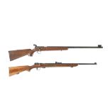 Two .22(L.R.) bolt-magazine rifles by B.S.A., no. V2998 & 11149 (2)