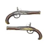 A Pair Of Austrian 40-Bore Flintlock Pistols (2)