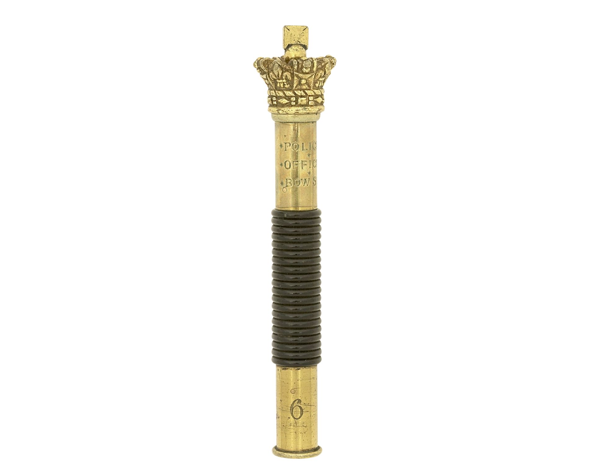 A Victorian Brass Constabulary Tipstave