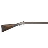 A Rare .500 (38-Bore) Percussion Hand-Rotated Four-Barrel Smooth Oval-Bore Sporting Rifle